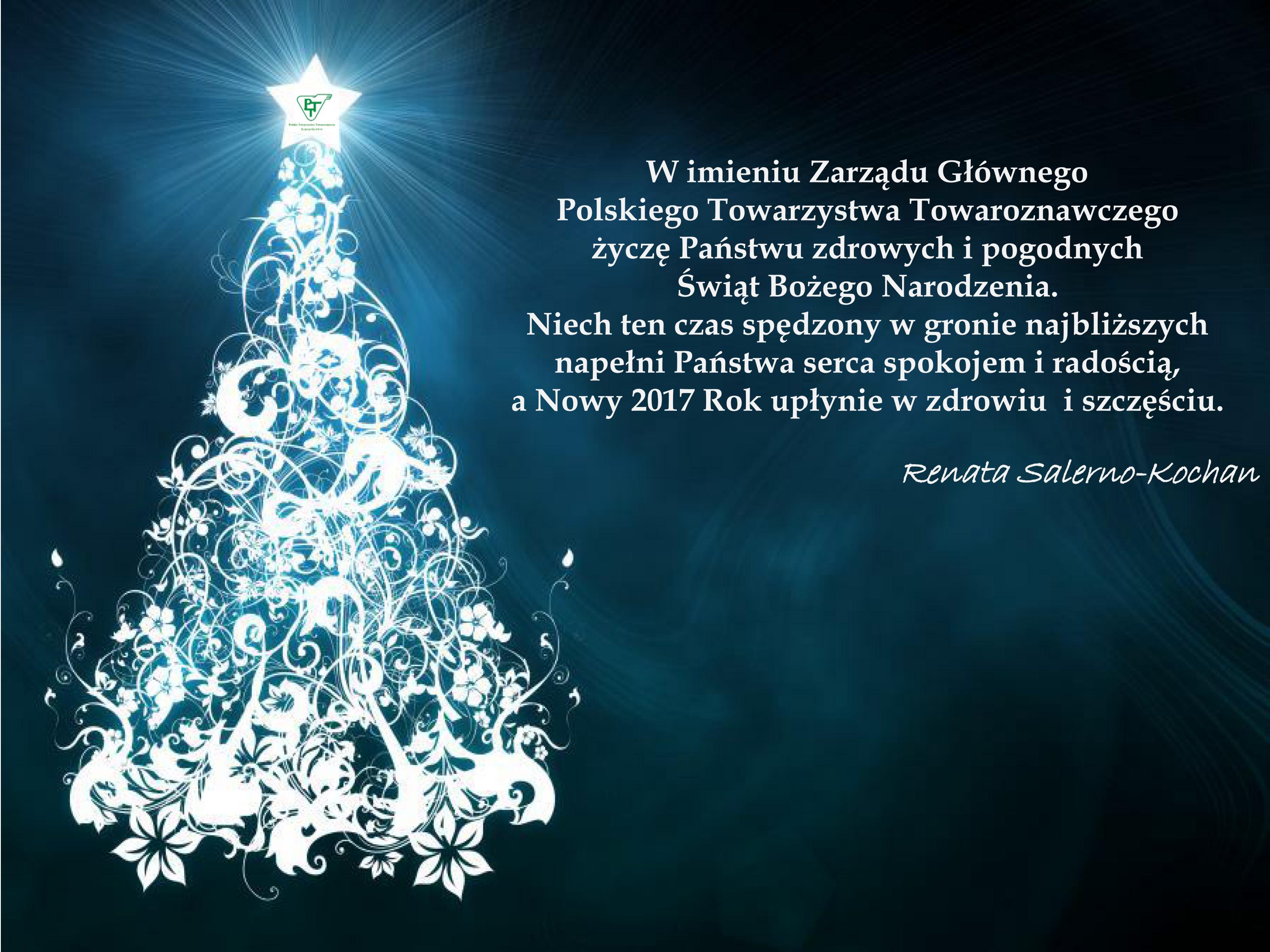 Radosnych Świąt i Szczęśliwego Nowego Roku