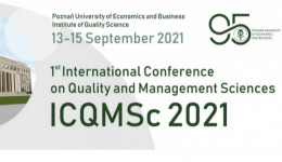 1st International Conference on Quality and Management Sciences 2021 (1st ICQMSc 2021) 